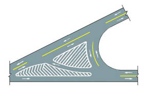 十字路口的導流線可以壓嗎？壓導流線罰款嗎 ？